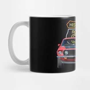 1969 Mustang Mach 1 in our route 66 series on back Mug